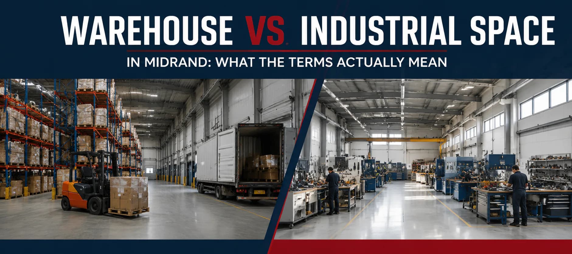 Warehouse vs Industrial Space in Midrand: What the Terms Actually Mean